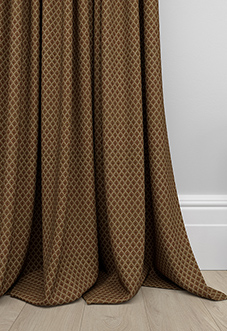 Sicily, Chocolate - Made to Measure Curtains